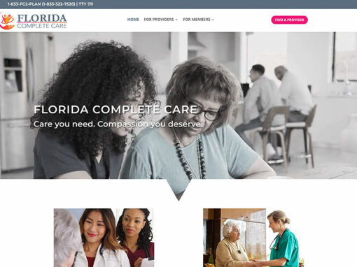 Florida Complete Care Website