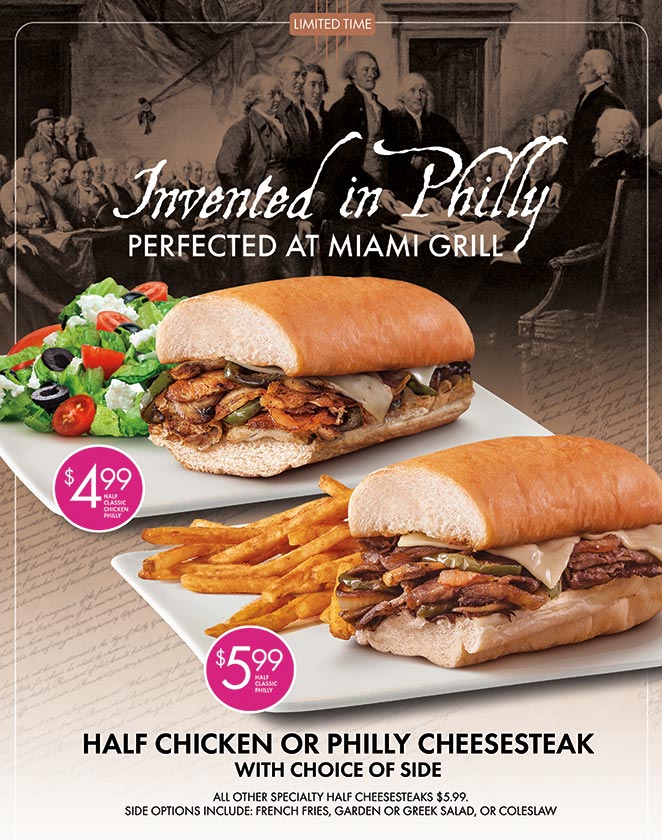 Miami Grill Cheesesteak Email