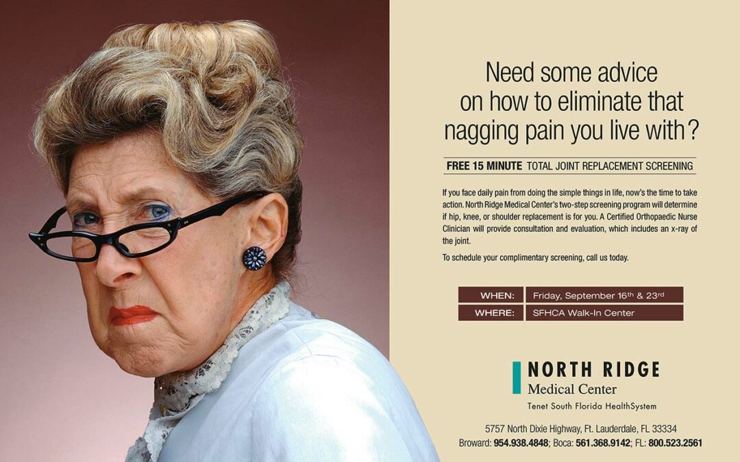 North Ridge Medical Center print ad