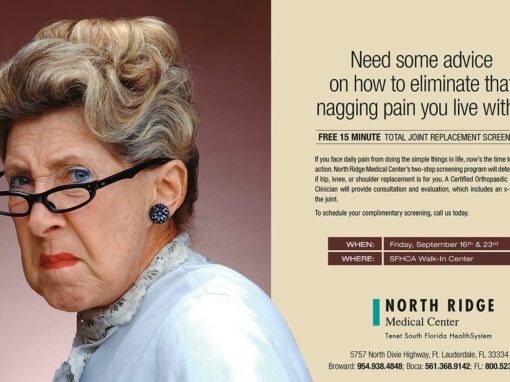 North Ridge Medical Center print ad