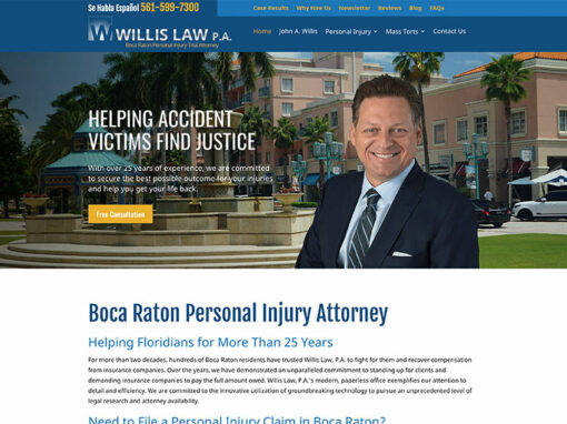Willis Law Law Firm Website